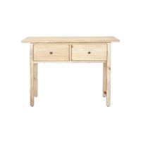 Sonoma 2 Drawer Console Distressed Natural