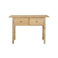 Sonoma 2 Drawer Console Distressed Rustic
