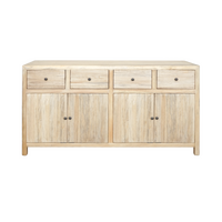 Sonoma 6 Drawer Buffet Distressed Natural