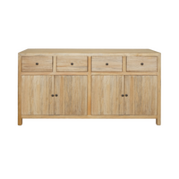 Sonoma 6 Drawer Buffet Distressed Rustic