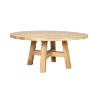 Sonoma Round Coffee Table Distressed Rustic