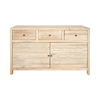 Sonoma 3 Drawer 2 Door Buffet Distressed Natural