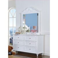 Coco Dresser White with Mirror