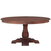 Country Cottage Round Dining Table Natural