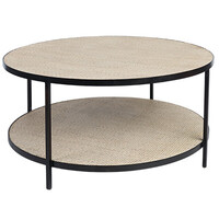 Manhattan Rnd Coffee Table Black