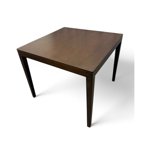 Yulara 4 Seater Square Dining Table in Dark coloured Wood
