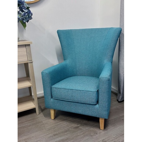 Bordeaux Premium Armchair Aquamarine Blue (229-20) BASE FABRIC