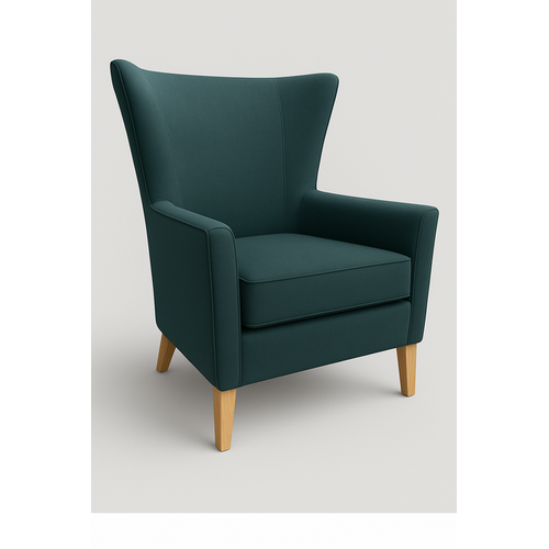 Warwick Lustrell Fabric Blu Bordeaux Premium Armchair