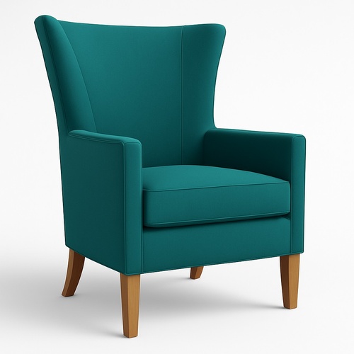 Warwick Lustrell Deluxe Fabric Peacock Bordeaux Premium Armchair  100% Moisture Resistant