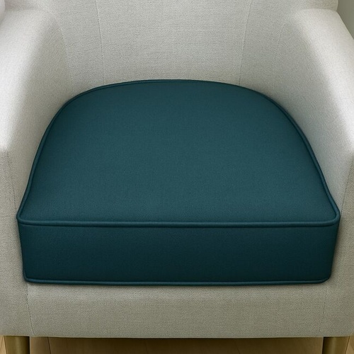 Bordeaux Premium Armchair Seat Cushion only Fully Covered in Wortley Tessuto Textured Moisture Resistant Vinyl