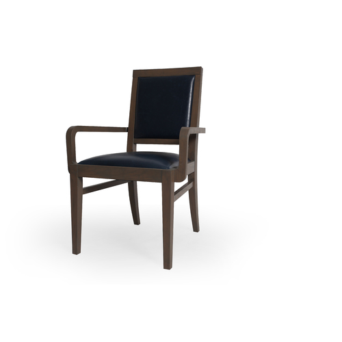 Edward Armed Dining Chair Large Vinyl covered. Or chose 1.8 Metres