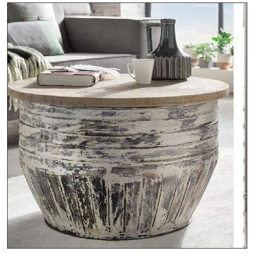 WHITE WASH COFFEE TABLE