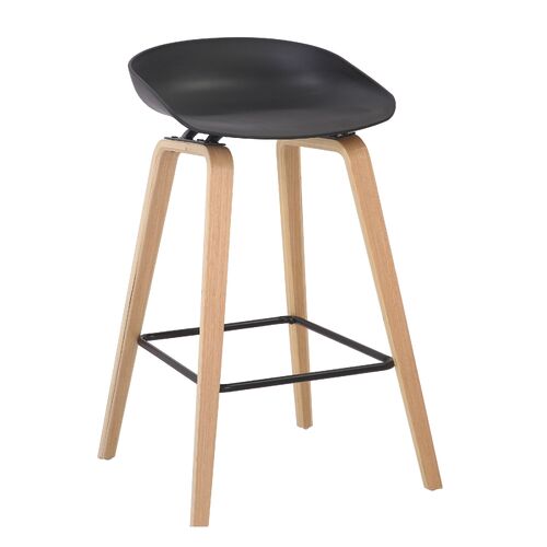 COMFY BAR STOOL BLACK