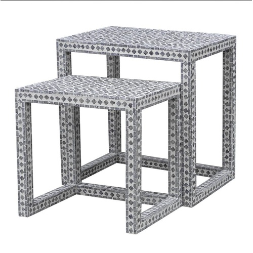 Claire Shell Inlay Nesting Tables