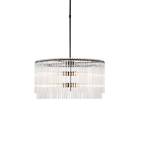 Zara Pendant - Round Black
