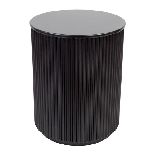 Nomad Round Side Table - Black