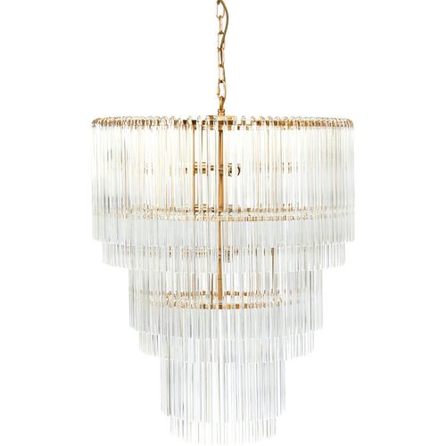 Zara Pendant - 3 Tier Brass