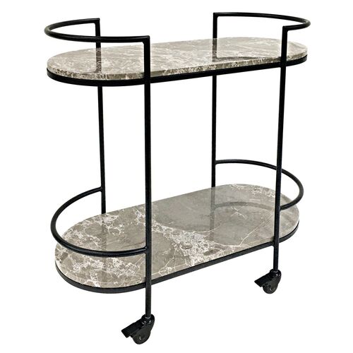 Southside Marble Drinks Trolley