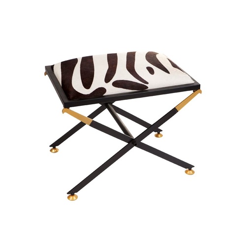Zanzibar Black Steel Stool