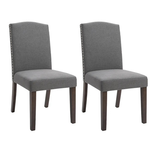 Lethbridge Dining Chair Set of 2  - Light Grey