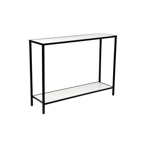 Cocktail Stone Console Table - Black