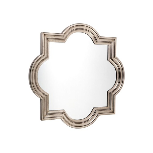 Marrakech Wall Mirror - Small Antique Silver