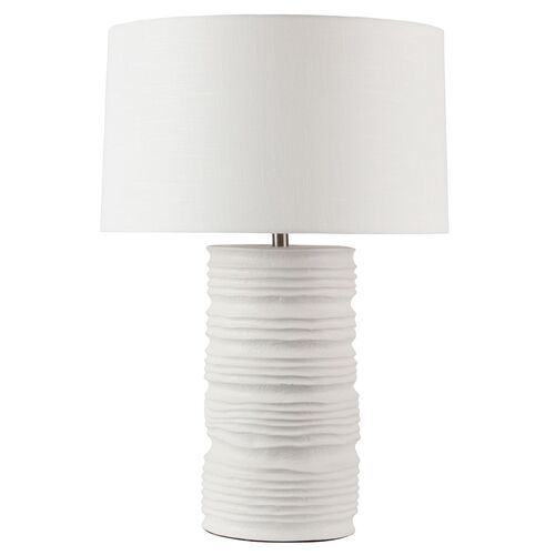 Matisse Table Lamp - White w White shade