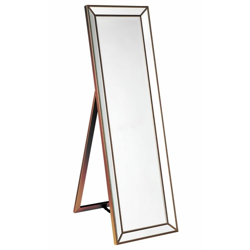 Zeta Cheval Mirror - Antique Gold