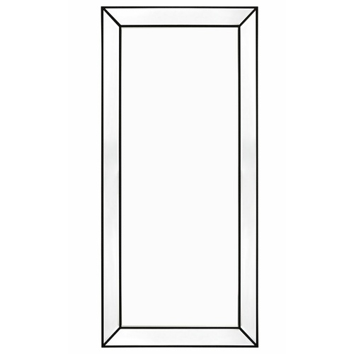Zeta Floor Mirror - Black