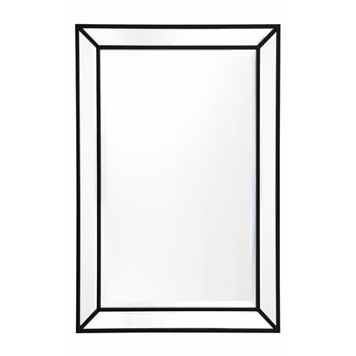 Zeta Wall Mirror - Medium Black