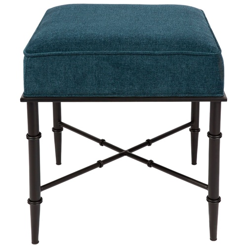 Hacienda Stool - Teal Chenille