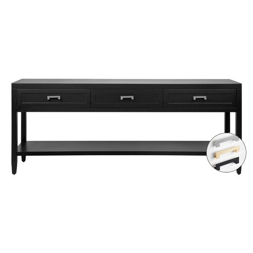 Soloman Console Table - Large Black
