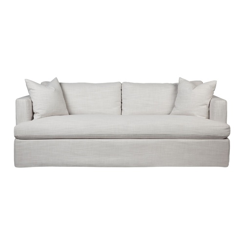 Birkshire 3 Seater Slip Cover Sofa - Off White Linen