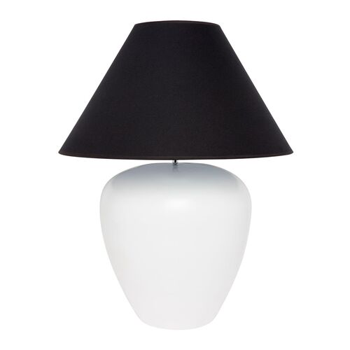 Picasso Table Lamp - White w Black