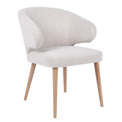 Harlow Natural Dining Chair - Natural Linen