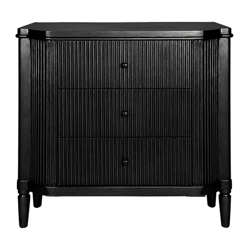 Arielle 3 Drawer Chest - Black