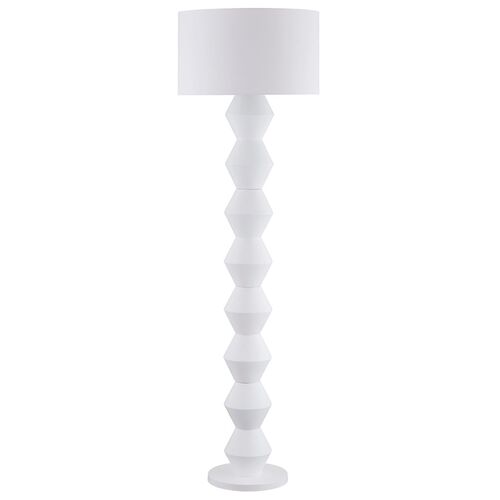 Abstract Floor Lamp - White