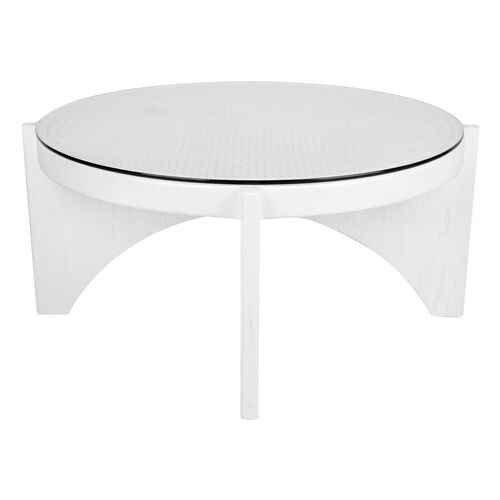 Oasis Rattan Coffee Table - Large White