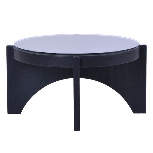 Oasis Rattan Coffee Table - Medium Black