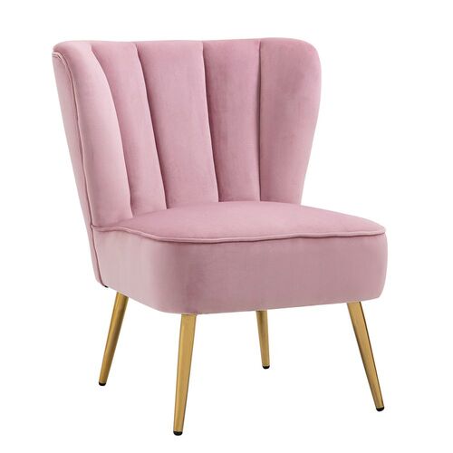 Harmon Occasional Chair - Blush Velvet Minimum Quantity = 2