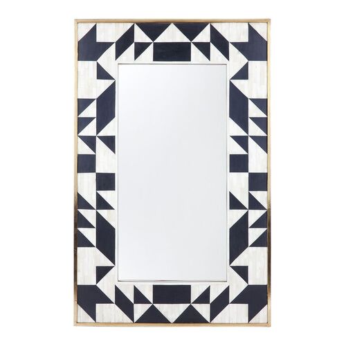 Huxley Bone Inlay Wall Mirror