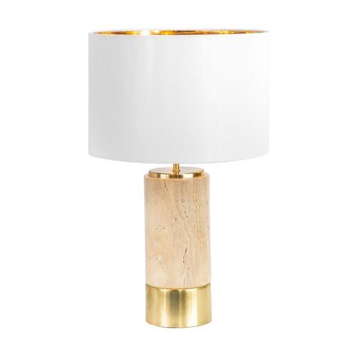 Paolo Travertine Table Lamp