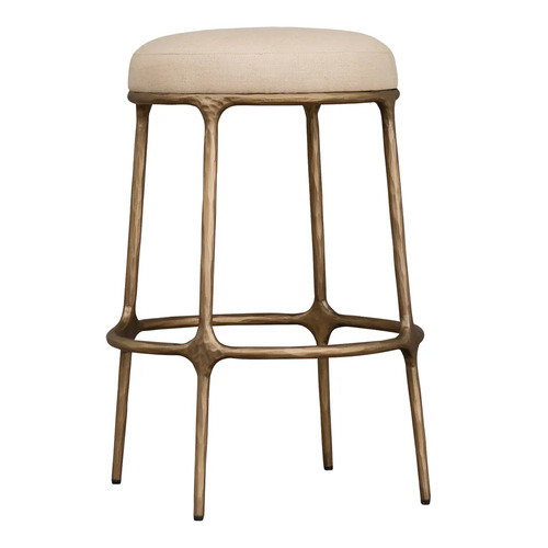 Heston Brass Kitchen Stool
