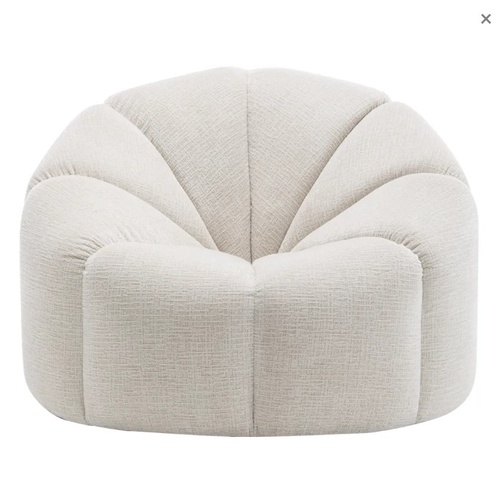 Avalon Occasional Chair - Cream Chenille