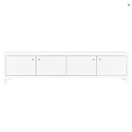 Ariana Entertainment Unit - Large White  