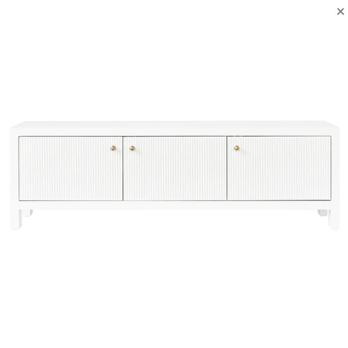 Ariana Entertainment Unit - Small White