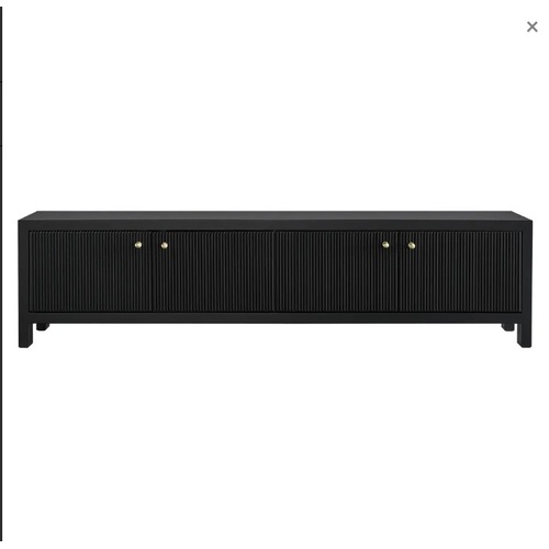 Ariana Entertainment Unit - Large Black