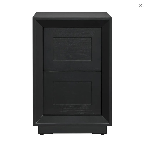 Balmain Bedside Table - Petite Black