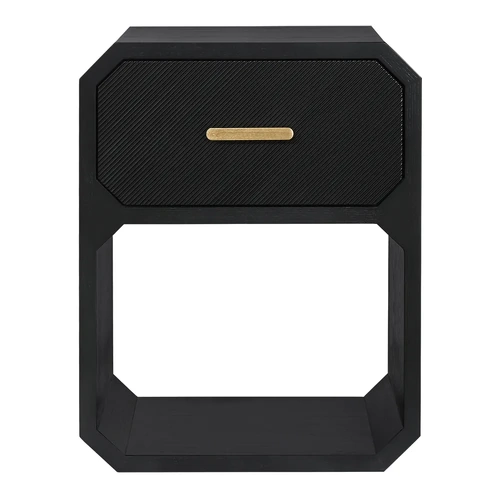 Anderson Bedside Table - Small Black