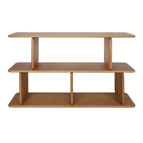 Tudor Oak Shelving Unit - 2 Tier